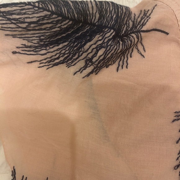 Byron Lars flirty pink feathery top - Picture 5 of 10